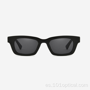 Gafas de sol rectangulares de acetato para mujer de tamaño pequeño